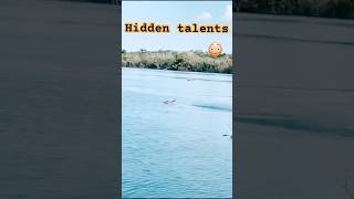 Hidden talents 😳shortvideo animals 🐊🐊crocodile talent [upl. by Franchot15]