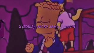 Nicky Jam x J Balvin  X EQUIS slowed  reverb [upl. by Ormand]