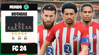 JUGANDO con SOLO DEFENSAS en FC 24 [upl. by Kirat470]