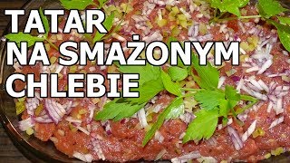 Tatar na smażonym chlebie podejrzane w czeskiej restauracji [upl. by Ahseikal966]