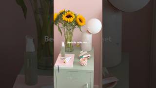 Bedside table reset 🌻 [upl. by Grounds]