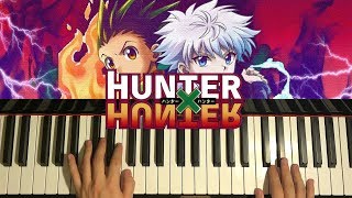 Hunter X Hunter  Departure Piano Tutorial Lesson [upl. by Cohberg]