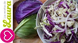 Ensalada de Repollo con Pepino ♥ Cabbage Salad with Cucumber [upl. by Narej803]