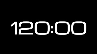 120 Minute Countdown Timer  NO SOUND [upl. by Leimaj276]