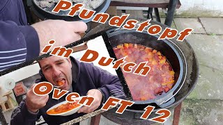 Pfundstopf im Dutch Oven FT 12 [upl. by Llibyc]