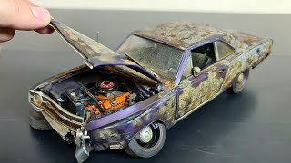 Restoration Dodge Dart GTS 440 1969  Abandoned Model Car [upl. by Idok]