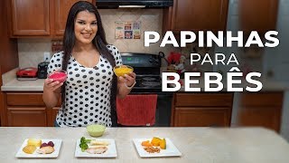 Receitas de Papinhas para Bebês  Simples e Rápida [upl. by Eileme]