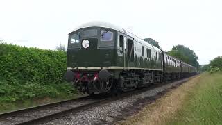 D5054 departs Irwell Vale 28th June 2024 [upl. by Ailene174]