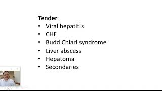 Approach to a case of hepatomegaly  liver [upl. by Daphene]