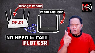 How to Bridge mode PLDT Home Fibr Modem Router  2023 [upl. by Rabassa]