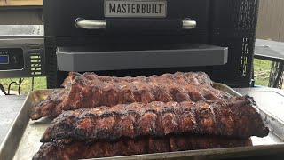 Ribs on the Masterbuilt Gravity Series 800 [upl. by Ia]