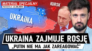 Ukraina WCHODZI w GŁĄB ROSJI  Poważne problemy kremla 11082024 [upl. by Aihsei150]