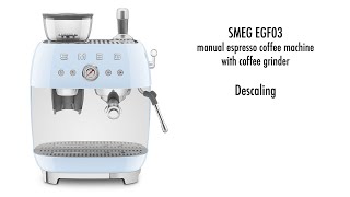 How to Easily Descale Your SMEG EGF03 Espresso Machine  StepbyStep Tutorial [upl. by Oj]