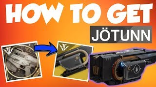 Destiny 2  HOW TO GET JOTUNN FUSION RIFLE [upl. by Nyladgam679]