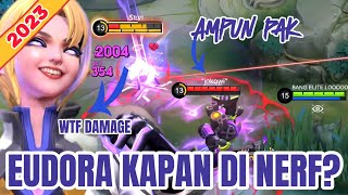 Eudora Kapan sih di Nerf Damagenya Sakit Kali Bah Eudora One Shot Build  Eudora Emblem Sett [upl. by Ahseinek]