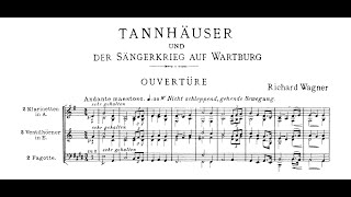 Richard Wagner  Tannhäuser Overture  Score [upl. by Nnasus239]