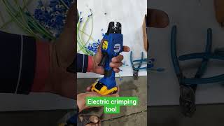 Klauke micro crimping tools shortsvideo electrical wiring [upl. by Ekusuy712]