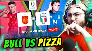 Spain VS Italy Euros 2024  LIVE 🔴 Watch Party  WannaBe StarKid [upl. by Ridgley491]