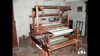 Old weaving machine  FREE Sound Effects  Royalty Free Loom [upl. by Allrud479]