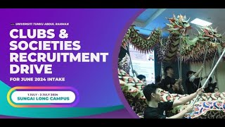 UTAR Clubs and Societies Recruitment Drive for June 2024 Intake at Sungai Long Campus Highlights [upl. by Matthaus762]