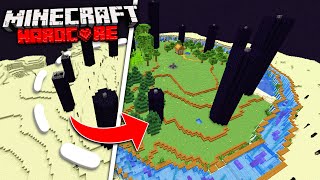 I Transformed the NETHER into the OVERWORLD in Minecraft Hardcore 36 [upl. by Cogen]