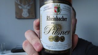 Aldi Rheinbacher Pilsner Review [upl. by Nelyk189]