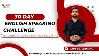 30 Day English Speaking challenge day 3 Grammar online learning Free Class [upl. by Riatsala]