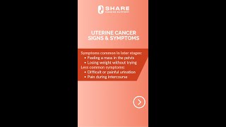 Uterine Cancer Signs amp Symptoms [upl. by Enyahc]