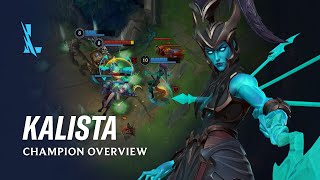 Kalista Champion Overview  Gameplay  League of Legends Wild Rift [upl. by Loomis]