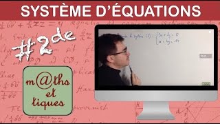 Résoudre un système par substitution 1  Seconde [upl. by Seitz]