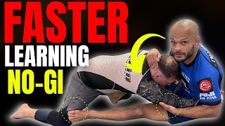 How to Learn FASTER By Watching NoGi Live Rolling STRATEGIES TIPS  BJJ Commentary [upl. by Atihcnoc]