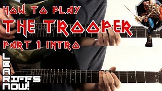 TROOPER Guitar Lesson With Tabs  Intro Iron Maiden Part 16 [upl. by Cassiani]