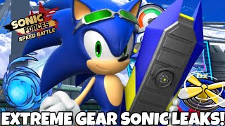 EXTREME GEAR SONIC LEAKS  Sonic Forces Speed Battle🔥 [upl. by Ernestus]