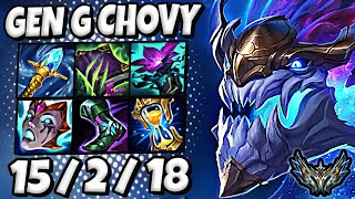 Aurelion Sol vs Orianna MID  Gen G Chovy  Korea Challenger Patch 148 ✅ [upl. by Nakah894]