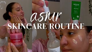 ASMR SKINCARE ROUTINE  Updated Morning amp Night Routine [upl. by Dorkus]