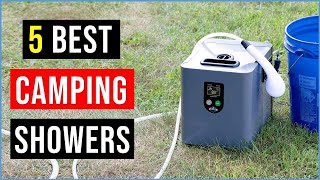 Top 5 Best Camping Showers  Best Portable Camping Showers  2023 Buyers Guide [upl. by Ayerf]