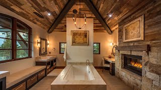 BEST 100 RUSTIC MASTER BATHROOM DECOR IDEAS  TIPS FOR COZY STYLISH BATHROOM SPACE DESIGN STYLES [upl. by Isborne479]