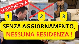 🔴 LE PRIME CONSEGUENZE SENZA AGGIORNAMENTO DEL PERMESSO DI SOGGIORNO CE o UE NESSUNA RESIDENZA [upl. by Naujet]