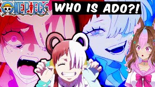 ADO Goddess Singer  All videos of UTA from ONE PIECE FILM RED Reaction  Tot musica [upl. by Yrad]