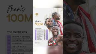 Mens 100M Finals in Paris 2024 Olympics [upl. by Ahsinned]