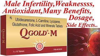 QGoldM Tablet Benefits Dosage Side Effects  Coenzyme Q10 Pharmed Pharma [upl. by Etterrag]