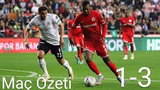 Beşiktaş Antalyaspor 31  Maç Özeti [upl. by Leviram]