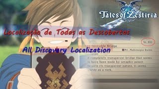 Tales of Zestiria  Todos os Pontos de Descoberta  All Discovery Points [upl. by Gershon]