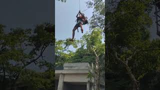 Dandeli ZIPLINE travalvlog travel dandelitravel dandelitour zipline shortvideo shorts [upl. by Leanor]