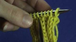 How to tell the difference between a knit stitch and a purl stitch [upl. by Oelgnaed]