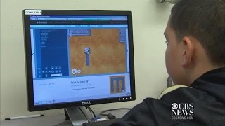 Hour of Code gives kids a crash course in computer science [upl. by Nnahgaem804]