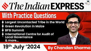 Indian Express Editorial Analysis by Chandan Sharma  19 July 2024  UPSC Current Affairs 2024 [upl. by Kore]