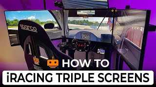 How to set up Triple Monitors in iRacing  without Surround [upl. by Enila]