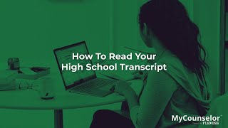 Workshop How to Read your High School Transcript [upl. by Hellman]