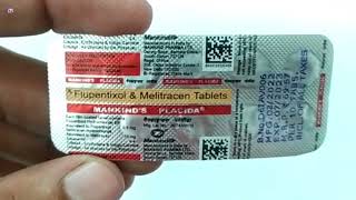 Placida Tablet  Flupentixol amp Melitracen Tablet uses  Mankinds Placida tablet uses Side effects [upl. by Boj]